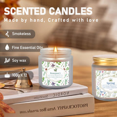 YOROXRG spring candle evokes airy freshness for seasonal moments.