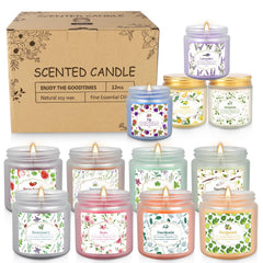 YOROXRG vanilla candle offers warm, cozy notes for quiet nights.