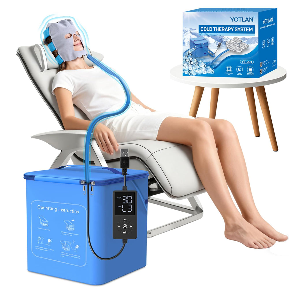 YOTLAN Migraine Relief Cap with water circulation delivering steady cooling benefits.