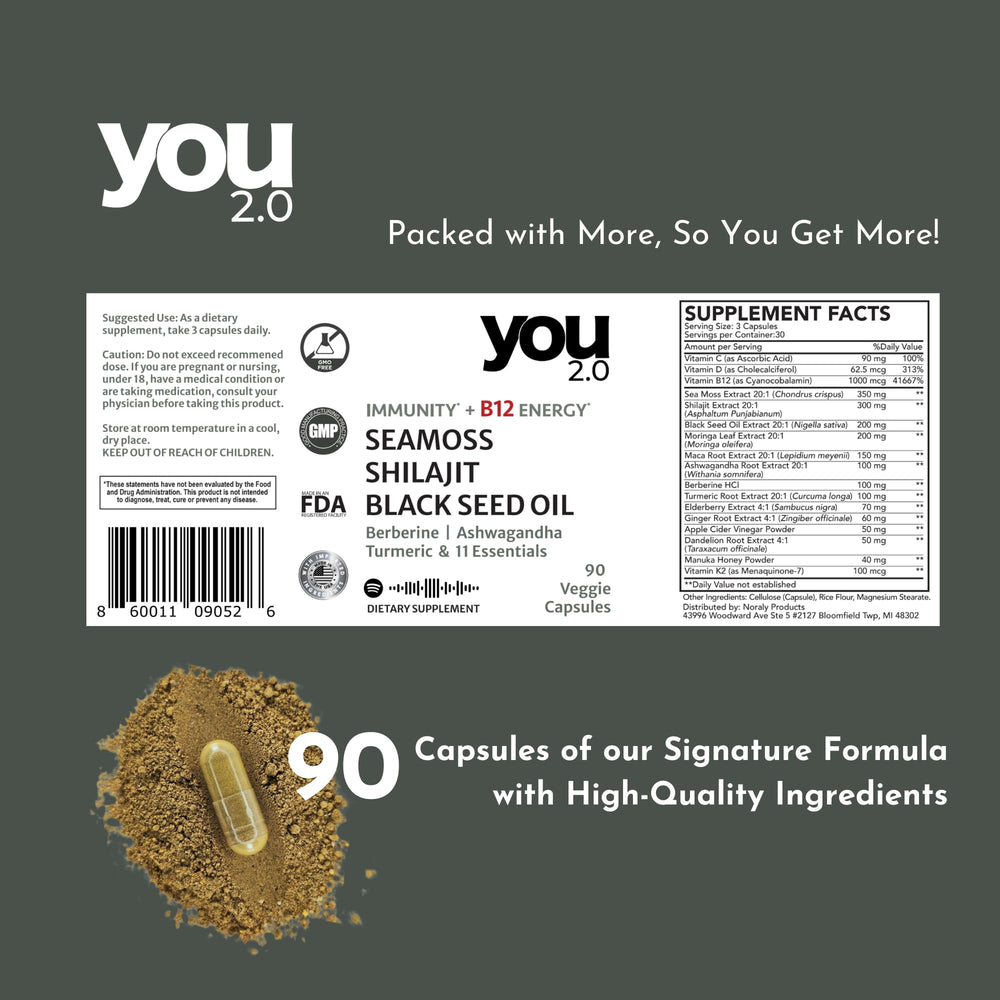 YOU 2.0 Made in USA facility badge signaling quality and safety