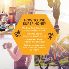 You Again Super Honey packets cycling energy with clean ingredients for steady pace