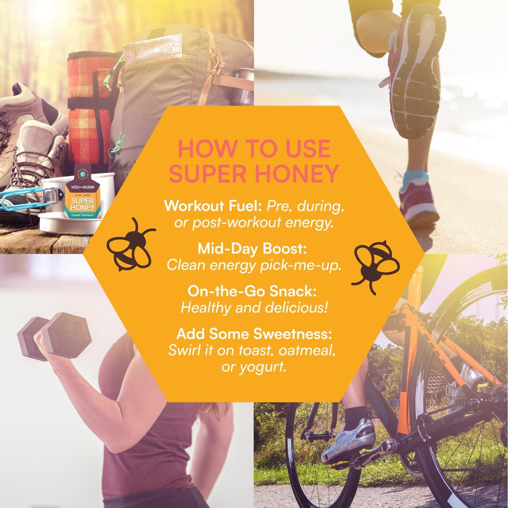 You Again Super Honey purse-pocket pack ideal for cycling and workouts.