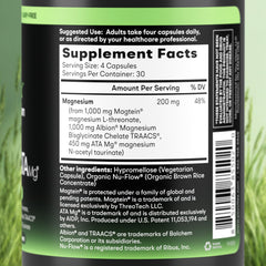 You Vites Threonix daily dose demonstrates 120 vegetarian capsules
