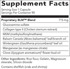 In-hand shot of Young Living BLM capsules emphasizing portable wellness.