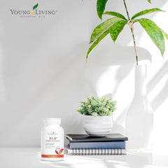 Young Living BLM capsules on a clean background suggesting ongoing support.