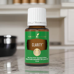 Young Living Clarity 15ml bottle packaging ready for on-the-go use