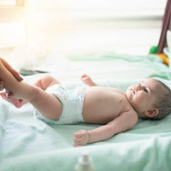 Gentle Baby added to bath time for a soothing infant moment.
