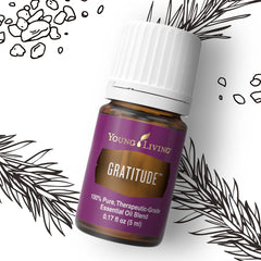 Young Living Gratitude ritual session using aromatherapy