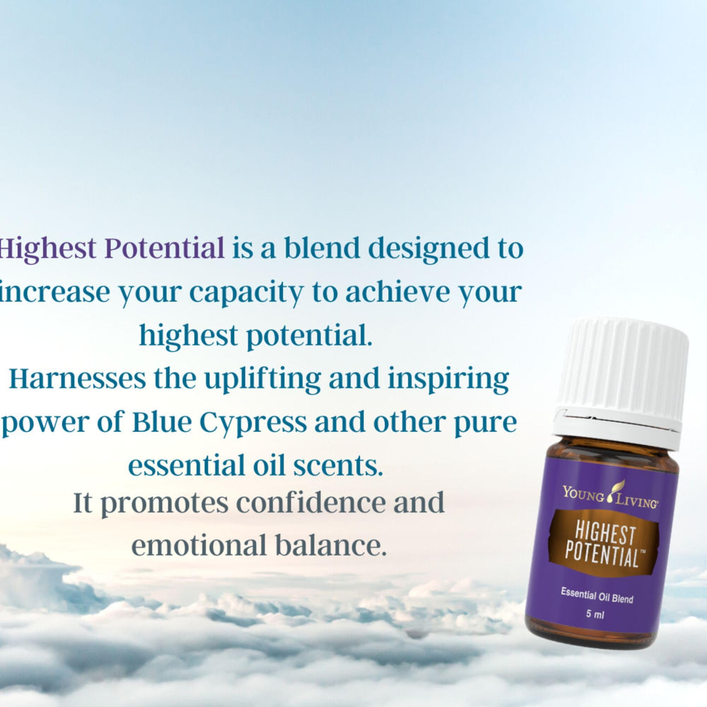 Pour shot of Highest Potential oil for topical or diffused use.