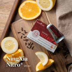 Pack of NingXia Nitro sachets, convenient pre-measured energy doses