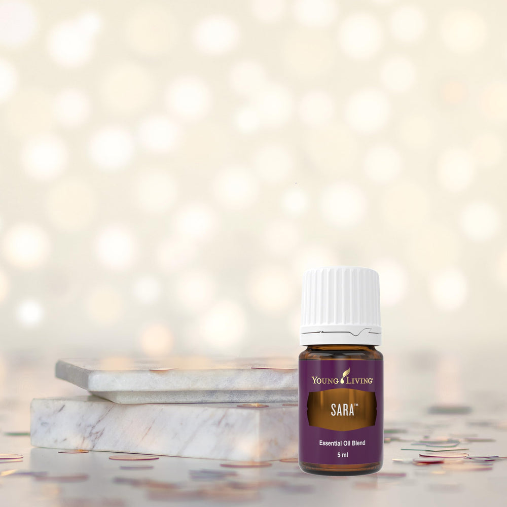 Young Living SARA essential oil 5ml packaging portable calm companion.