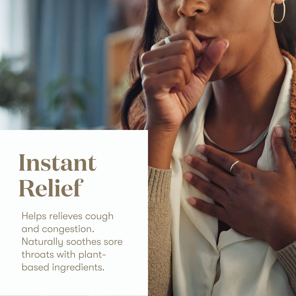 Young Living Thieves drops ingredient label highlights essential oil blend.