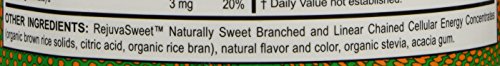 Youngevity Beyond Tangy Tangerine 2.0 nutrition facts highlighting 8,000 ORAC