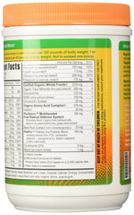Scoop of Beyond Tangy Tangerine 2.0 blended with water for easy daily nutrition.