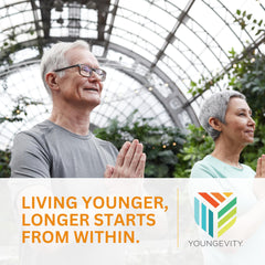 Youngevity Beyond Tangy Tangerine 2.0 Citrus Peach serving idea for daily wellness routine.