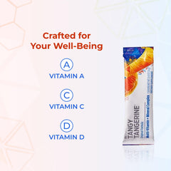 Youngevity Beyond Tangy Tangerine box packaging conveys value and portability.