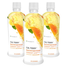 Youngevity CAL Toddy bottle front showing the calcium and minerals for bone health