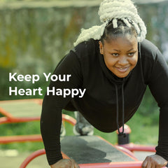 Lifestyle image suggesting a heart-healthy routine with Cardio FX