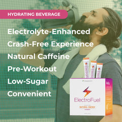 Youngevity ElectroFuel Raspberry packaging box shown with the product.