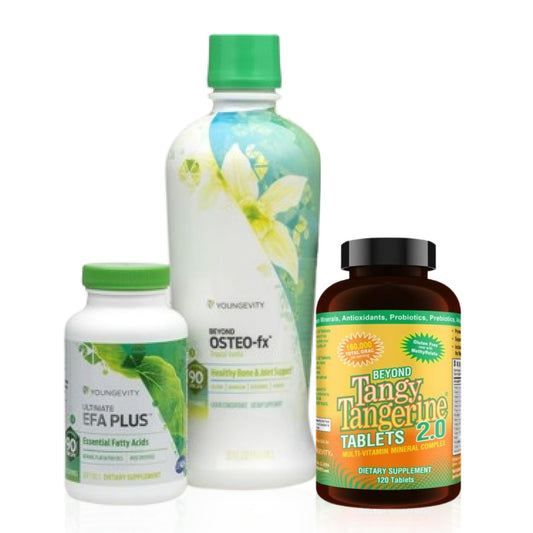 Youngevity Healthy Body Start Pak 2.0 bottle supports daily wellness.