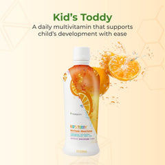 Youngevity Kids Toddy pour spout enables mess-free servings for busy mornings.