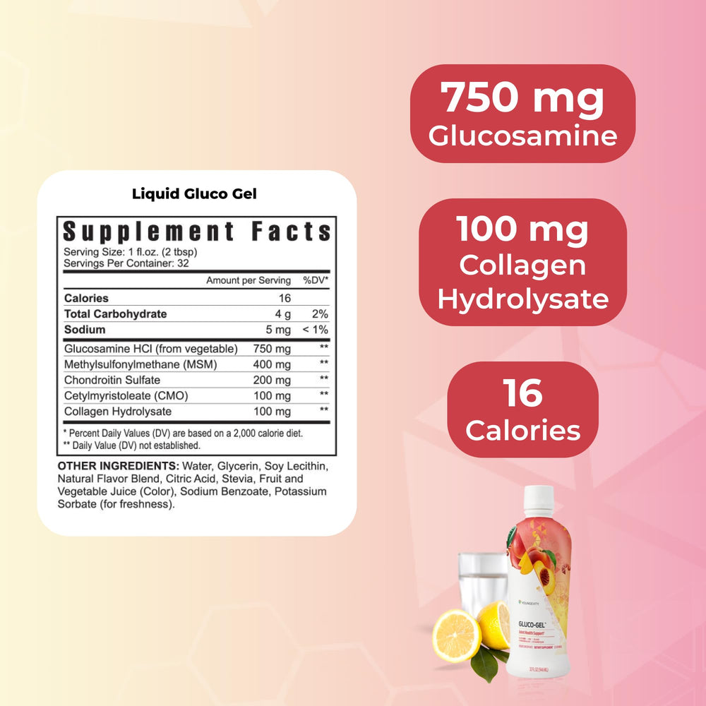 Close-up of Majestic Earth label with ingredients and dosage information