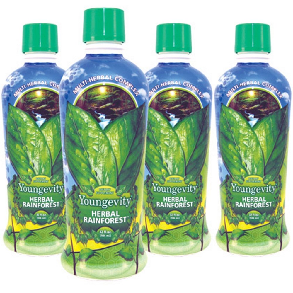 Youngevity Majestic Earth Herbal Rainforest bottle front view for immune support.