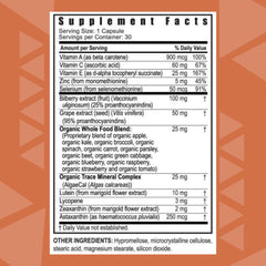 Close-up of Ocutiv capsules highlighting convenient daily dosage for eye wellness
