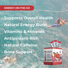 Youngevity Pollen Burst ingredients blend emphasizing pollen extract, SOD, and green tea.