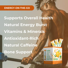 Youngevity ProJoba Pollen Burst with vitamin B12 helps sustain energy.