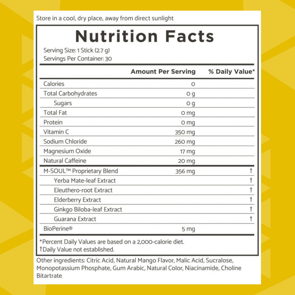Youngevity Soul Mood Enhancer tropical fruit flavor enhances daily enjoyment.