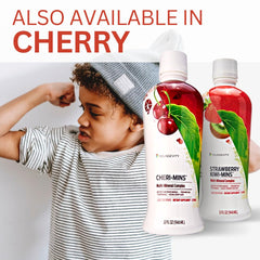 Youngevity Strawberry Kiwi-Mins kids-friendly flavor suggests family use and appeal.