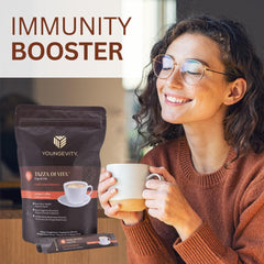 Youngevity Ganoderma coffee emphasizes vegan, allergen-free credentials with clean sourcing.
