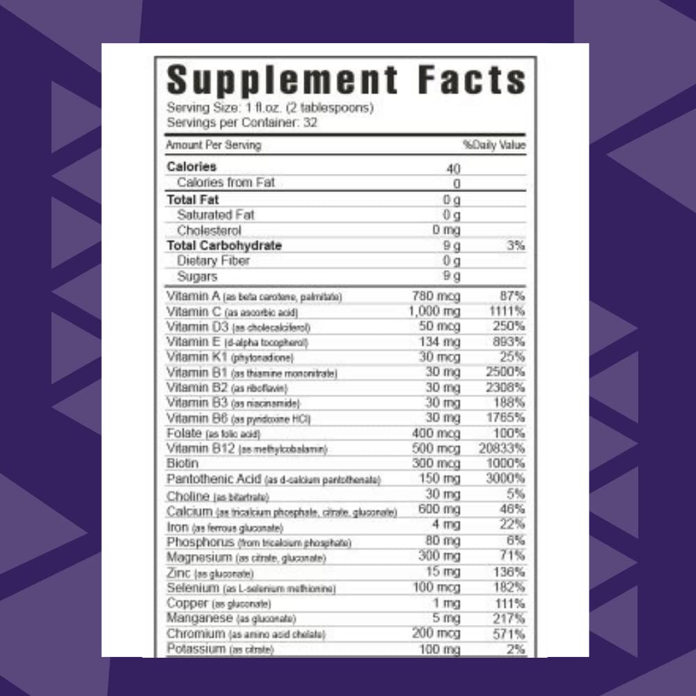 Youngevity Ultimate Classic label closeup highlighting minerals and nutrients.