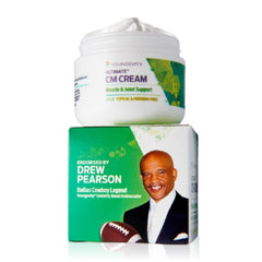 Youngevity Ultimate CM Cream bottle for quick back relief.