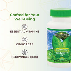 Youngevity Ultimate Memory FX packaging on display suggests convenient daily use.