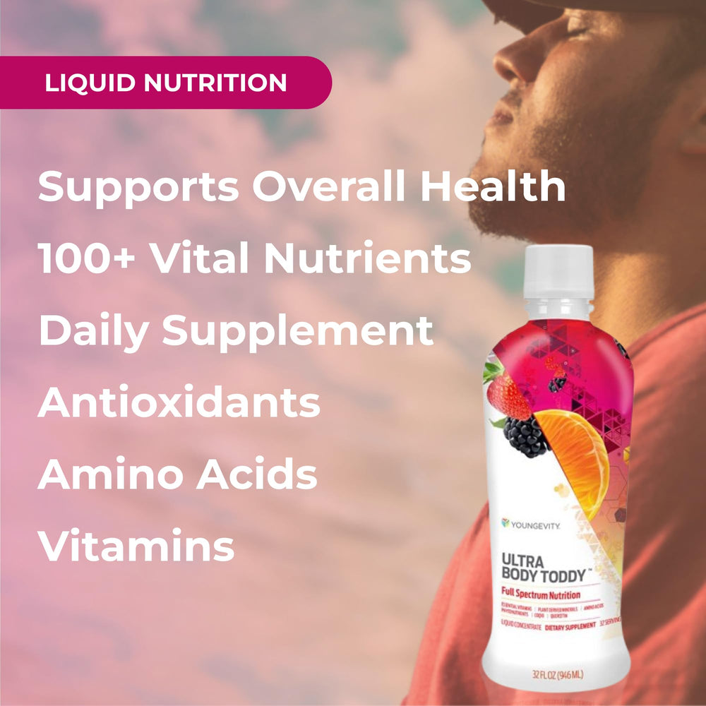 Youngevity Ultra Body Toddy assembled pack shows value and dual bottles for lasting use