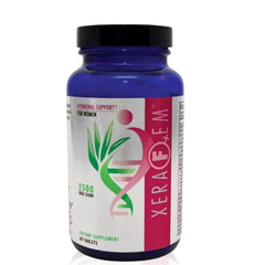 Youngevity XeraFem bottle front showing a balanced hormonal support formula.