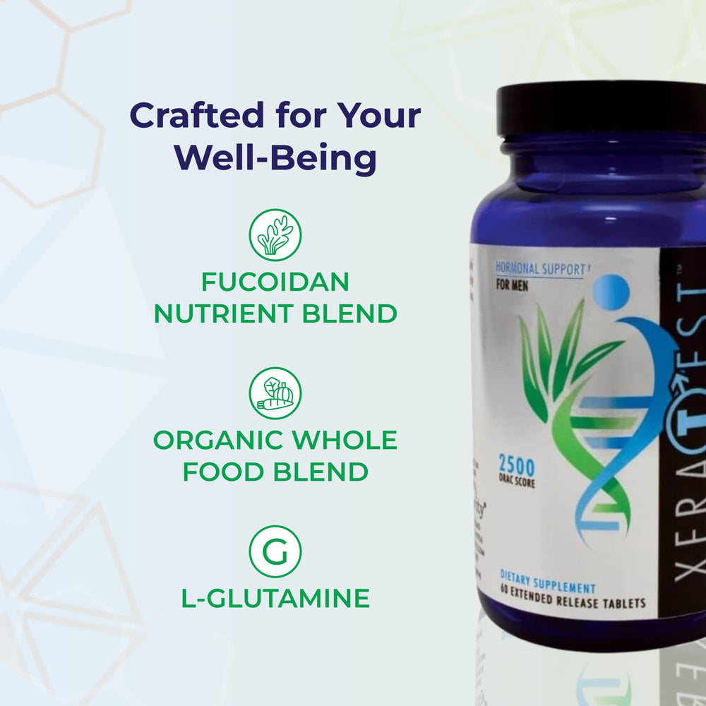 Fenugreek extract in XeraTest blend for natural support.
