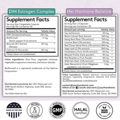 Youth & Tonic soy isoflavones bottle showcases plant-based estrogen metabolism support