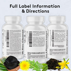 GMP and US-made label on Youth & Tonic Belly Bloating Relief bottle