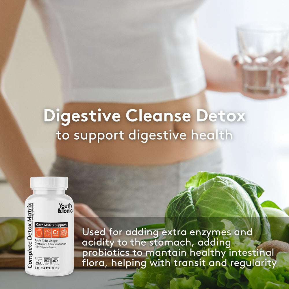 Youth & Tonic CandEase oregano leaf extract visual hints at natural cleansing benefits.
