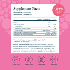 Youtheory Complete Beauty Gummies pink gummies texture suggests tasty daily support