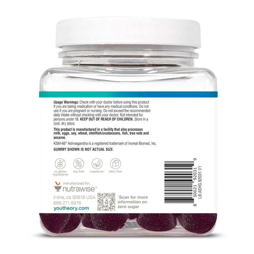 Youtheory ginger extract on packaging suggesting balanced wellness.