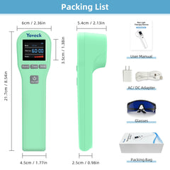 Yoveck included accessories ensure easy setup and safe, comfortable sessions.