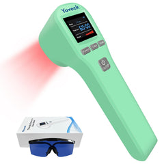 Yoveck red light therapy device front view for convenient home use and targeted relief.