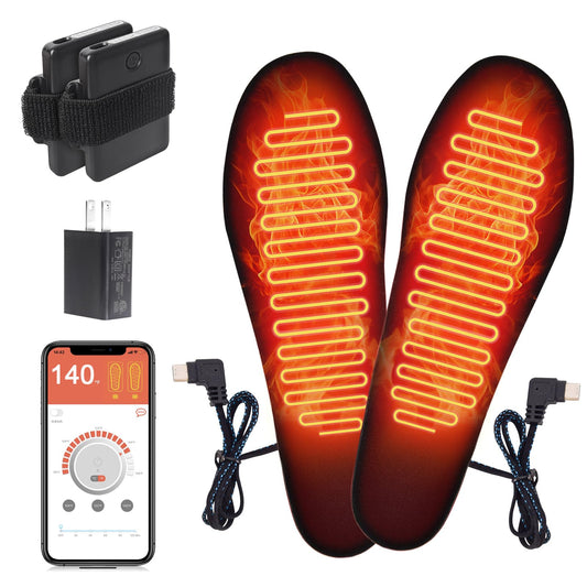 YPJIAJV heated insole with app control for precise warmth on the go.
