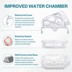Durable, leak-resistant water chamber from YSSKTC supports steady nightly humidity.