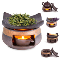 YSZYPETHE ceramic diffuser bowl close-up showing deep heating for even fragrance