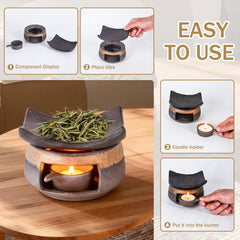 YSZYPETHE diffuser on a desk adds calm fragrance to a workspace